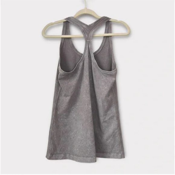 Lululemon Cool Racerback II Dye Washed Half Moon Tank Top Acid Wash Size 10 - Picture 6 of 7